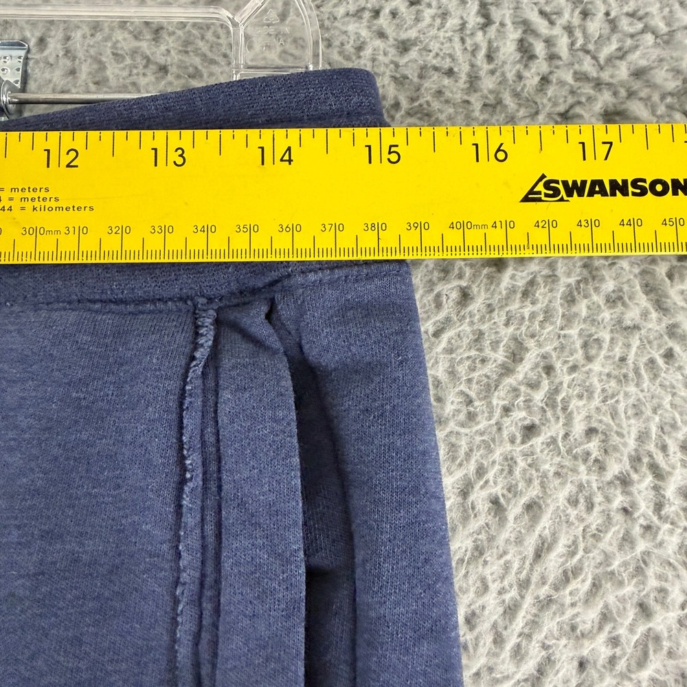 Nike Sweat Shorts Mens Small Navy Blue Raw Hem Graphic Logo French Terry - Picture 5 of 13